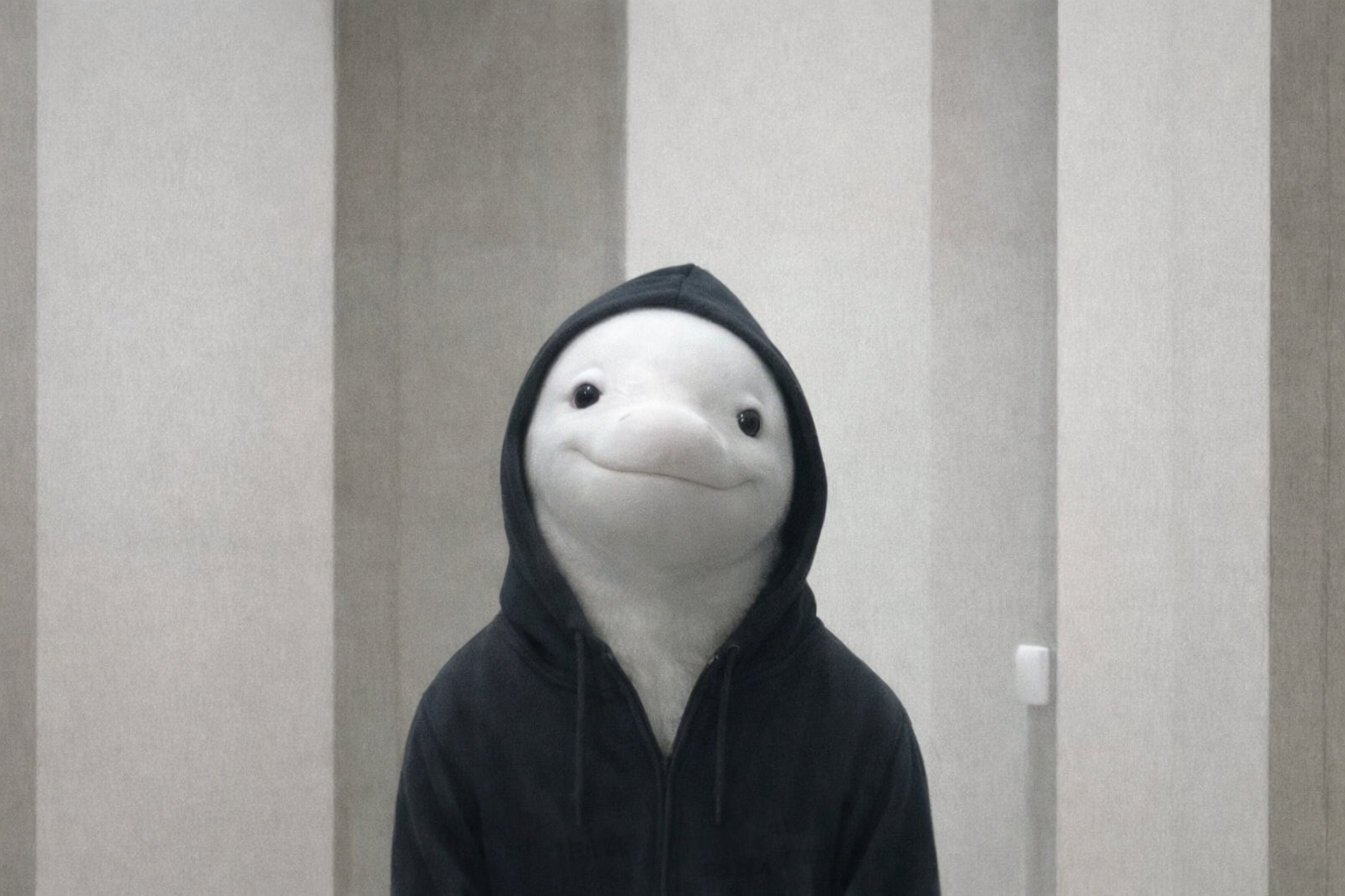 Hoodwhale – whale in a hood